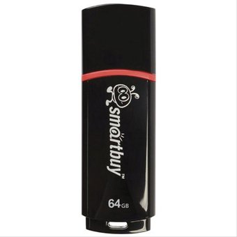  USB-флешка Smartbuy 64GB Crown Black (SB64GBCRW-K) 