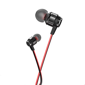  Наушники HOCO M85 Platinum sound universal earphone with mic, magic black night 