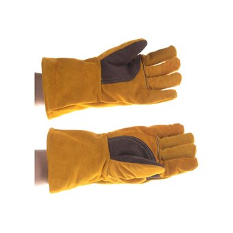  Краги термостойкие Зубр 11335-XL для сварки и тяжелых механических работ утепленные спилковые 350мм 