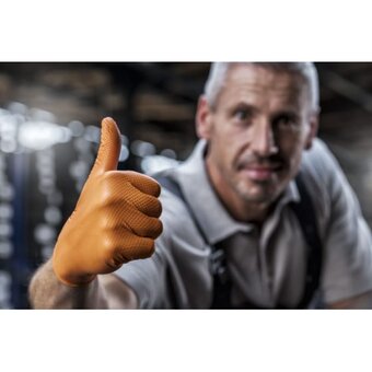  Перчатки профессиональные Gogrip RP30025004_0001 нитриловые оранжевый р.L 25 пар 