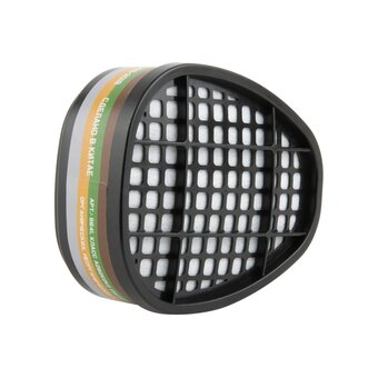  Фильтр противогазовый Jeta Safety 6641 для защиты от органических неорганических кислых газов и аммиака класса АВЕК2 уп/2шт 