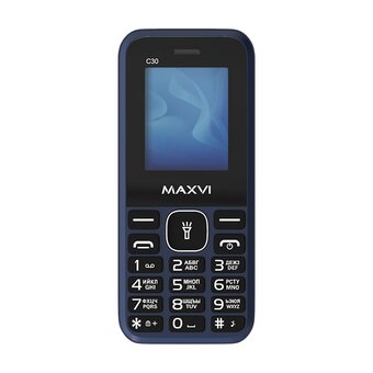  Мобильный телефон MAXVI C30 Blue 