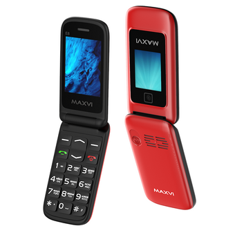  Мобильный телефон Maxvi E8 red 