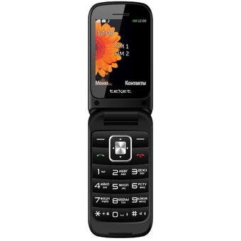  Мобильный телефон teXet TM-422 гранатовый 