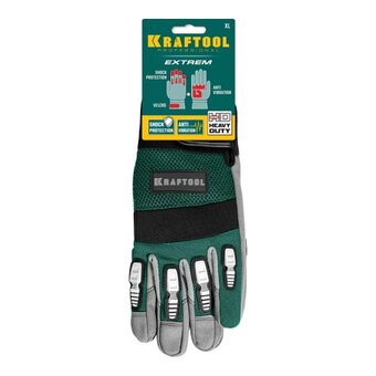  Перчатки профессиональные Kraftool Extrem 11287-XL комбинированные р.XL 