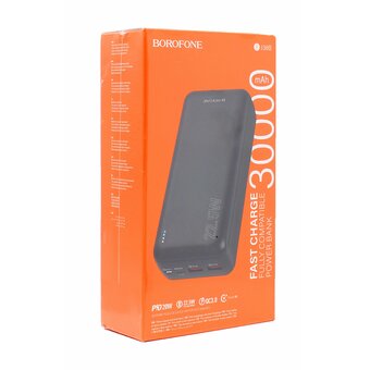  Аккумулятор внешний резервный BOROFONE BJ38B Power 22.5W+PD20W (30000mAh) (чёрный) 