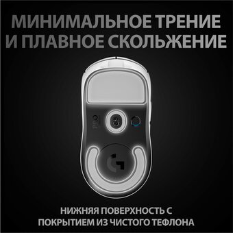  Мышь LOGITECH Pro X Superlight 910-005943 игровая беспроводная белый 