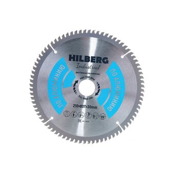  Диск пильный Hilberg Industrial HA210 алюминий 210x30x80Т 