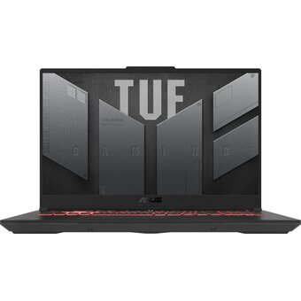  Ноутбук Asus Tuf Gaming A17 FA707XV-HX035 (90NR0E95-M001Y0) Ryzen 9 7940HS 16Gb SSD512Gb GeForce RTX4060 8Gb 17.3" IPS FHD noOS grey 