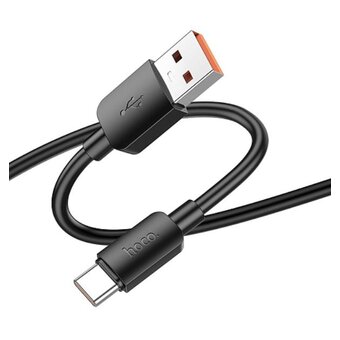  Дата-кабель HOCO X96 Hyper 100W fast charging data cable, Type-C (черный) 