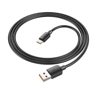  Дата-кабель HOCO X96 Hyper 100W fast charging data cable, Type-C (черный) 