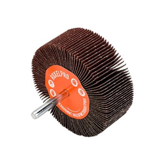  Лепестковая абразивная щётка на шпинделе RoxelPro Roxtop 133846 80х30х6 мм, Р 80 