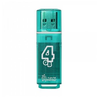  USB-флешка Smartbuy 4Gb Glossy series Green (SB4GBGS-G) 