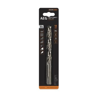  Сверло с кобальтом AEG AAKHSSCBT11-0 (4932479341) 11.0х142mm 
