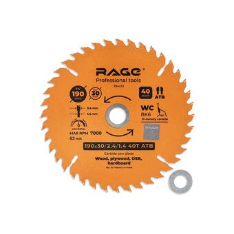  Диск пильный VIRA by Rage Universal 594233 190 мм 