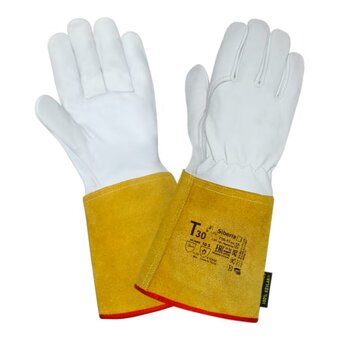 Краги сварщика 2Hands Т30-11-ru Siberia овечья кожа/спилок КРС/швы Kevlar 