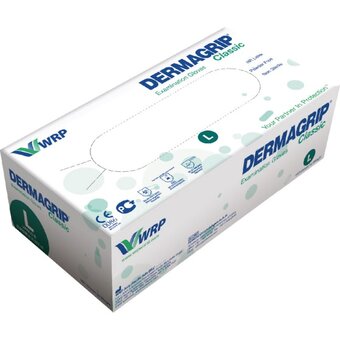  Перчатки смотровые Dermagrip Classic CТ0000000692 латекс 100шт р.L 