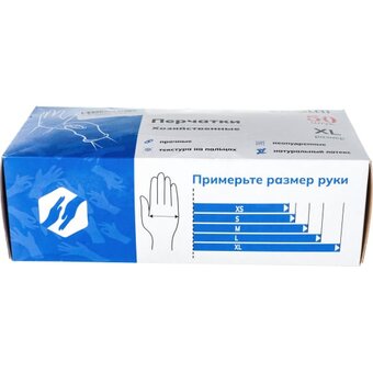  Перчатки EcoLat Премиум 2326/XL латексные хозяйственные 50шт р.XL 
