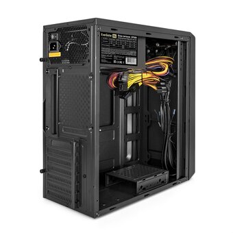  Корпус Exegate EX287375RUS Miditower ExeGate XP-332UC-XP500 (ATX, XP500 с вент. 12см, 2*USB3.0+1*TypeC, аудио, черный) 