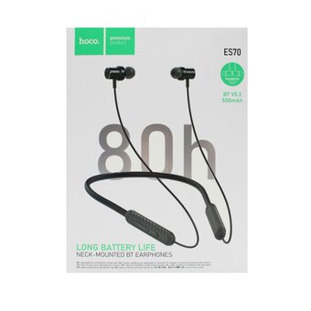  Наушники bluetooth HOCO ES70 Armour neck-mounted BT earphones (черные) 