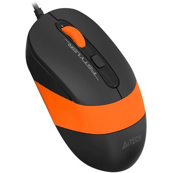  Мышь A4Tech Fstyler FM10S (FM10S USB Orange) черный/оранжевый оптическая 1600dpi 