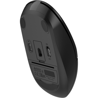  Мышь A4Tech Fstyler FB12S (FB12S USB Black) черный оптическая 1200dpi silent беспроводная BT 