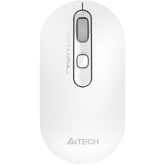  Мышь A4Tech Fstyler FG20S (FG20S USB White) белый/серый оптическая 2000dpi silent беспроводная 