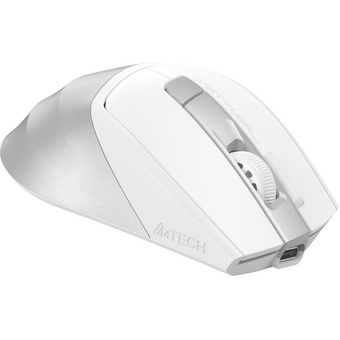  Мышь A4Tech Fstyler FG45CS Air (FG45CS Air USB (Silver White)) белый/серебристый оптическая 2000dpi silent беспроводная 