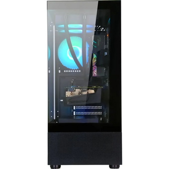  Корпус Formula Crystal Z1 черный без БП ATX 2xUSB2.0 1xUSB3.0 audio bott PSU 