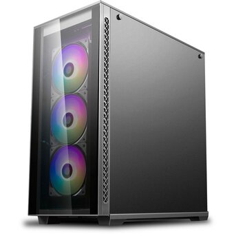  Корпус DEEPCOOL Matrexx 70 ADD-RGB 3F (DP-ATX-Matrexx70-BKG0P-3F) (713876) E-ATX, CPU Height 170mm, VGA max 380mm, "USB 2.0 x 1, USB 3.0 x 2 