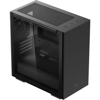  Корпус Deepcool Macube 110 BK (R-MACUBE110-BKNGM1N-G-1) (714385) Black, mATX, CPU Height 165mm, VGA max 320mm, USB "3.0 x 2 