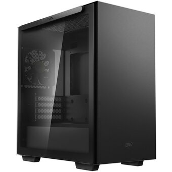 Корпус Deepcool Macube 110 BK (R-MACUBE110-BKNGM1N-G-1) (714385) Black, mATX, CPU Height 165mm, VGA max 320mm, USB "3.0 x 2 