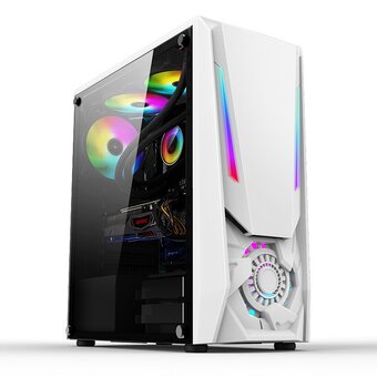  Корпус ALSEYE Reactor-W Mini-ITX/Micro ATX/ATX, USB2.0*2+HD Audio+USB3.0*1, "H.D.D.(3.5")*2pcs+S.S.D(2.5")*2pcs, 354*185*413mm" 