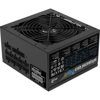  Блок питания Aerocool Integrator Gold 850W Gen.5 (ACPG-IM85F_C.31) ATX 80+ gold (20+4pin) APFC 120mm fan LED 6xSATA Cab Manag RTL 