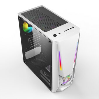  Корпус ALSEYE Reactor-W Mini-ITX/Micro ATX/ATX, USB2.0*2+HD Audio+USB3.0*1, "H.D.D.(3.5")*2pcs+S.S.D(2.5")*2pcs, 354*185*413mm" 