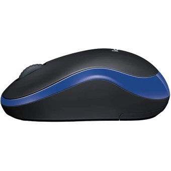  Мышь Logitech M186 (910-004132) черный/синий оптическая 1000dpi беспроводная 