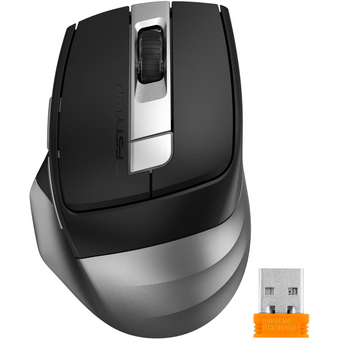 Мышь A4Tech Fstyler FB35CS (FB35CS USB Smoky Grey) серый/черный оптическая 2000dpi silent беспроводная BT 