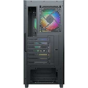  Корпус ACD Citadel 106 (AH-TC6GA-0000) ATX, Black, USB3.0*1, USB*2+HD audio,1*12cm ARGB rear+2*14cm ARGB front ,TG 