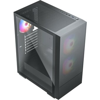  Корпус ACD Citadel 106 (AH-TC6GA-0000) ATX, Black, USB3.0*1, USB*2+HD audio,1*12cm ARGB rear+2*14cm ARGB front ,TG 
