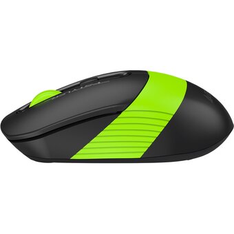  Мышь A4Tech Fstyler FG10CS Air (FG10CS Air Sports Green) черный/зеленый оптическая 2000dpi silent беспроводная 