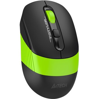  Мышь A4Tech Fstyler FG10CS Air (FG10CS Air Sports Green) черный/зеленый оптическая 2000dpi silent беспроводная 