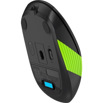  Мышь A4Tech Fstyler FG10CS Air (FG10CS Air Sports Green) черный/зеленый оптическая 2000dpi silent беспроводная 