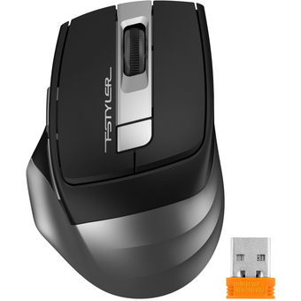  Мышь A4Tech Fstyler FG35S (FG35S USB Grey) серый/черный оптическая 2000dpi silent беспроводная 