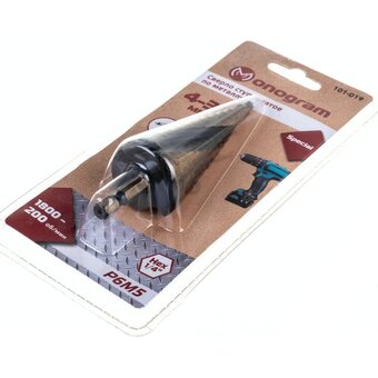  Сверло ступенчатое спиральное по металлу Monogram Special 101-019 4-32 мм 