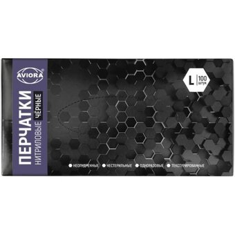  Перчатки нитриловые Aviora 402-796 100шт 