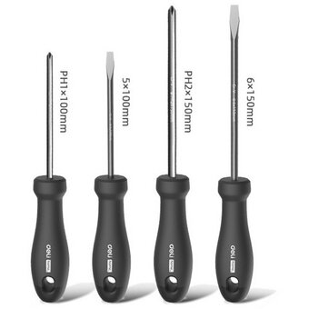  Набор отверток Deli Home Series HT1004 4шт SL5x100+SL6x150+PH1x100+PH2x150 