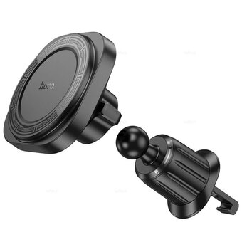  Автомобильный держатель HOCO H28 Rainbow ring magnetic car holder(air outlet) (черный) 