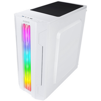  Корпус ALSEYE Auro 3.0-W Mini-ITX/Micro ATX/ATX, USB2.0*2+HD Audio+USB3.0*1, "H.D.D.(3.5")*2pcs+S.S.D(2.5")*2pcs, 354*185*413mm" 