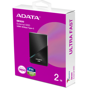  SSD ADATA SE920-2TCBK USB-C 2TB Ext. Black 