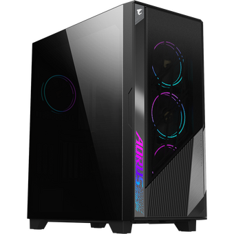  Корпус Gigabyte Aorus C500G ST (28300-AC500-1CKR) MidTower, E-ATX, USB-C x1, USB 3.0 x2, Audio I/O, Black,TG 